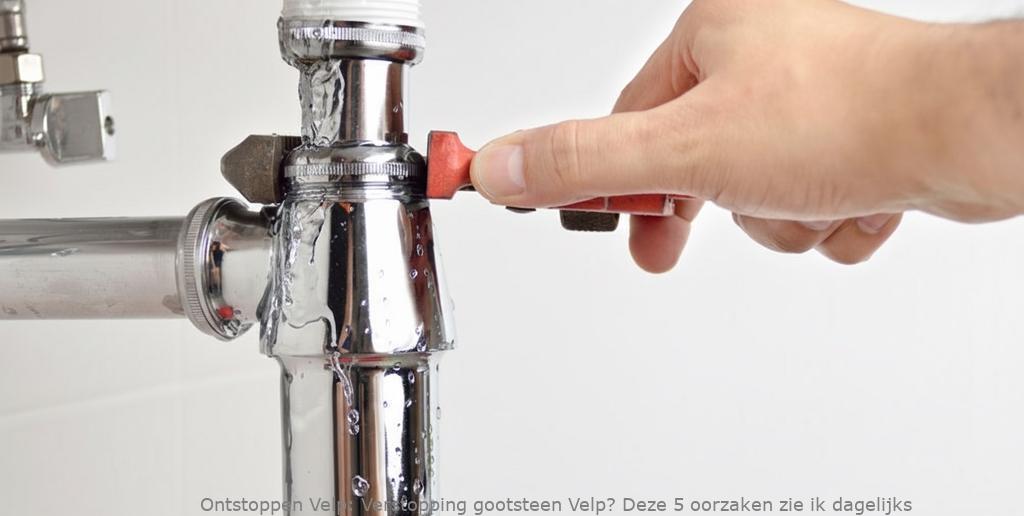Verstopping gootsteen Velp? Deze 5 oorzaken zie ik dagelijks