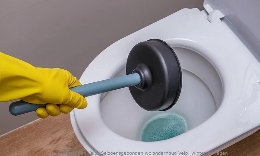 Seizoensgebonden wc onderhoud Velp: winter en regen
