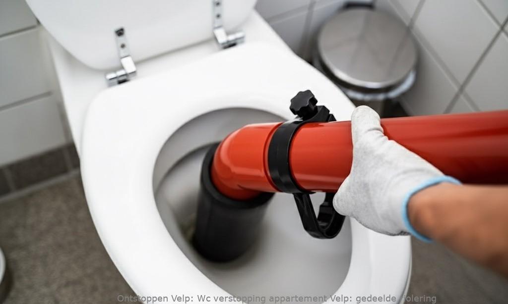Wc verstopping appartement Velp: gedeelde riolering