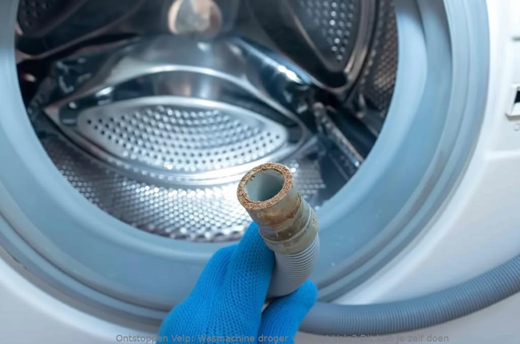 Wasmachine droger verstopt Velp? Dit kun je zelf doen
